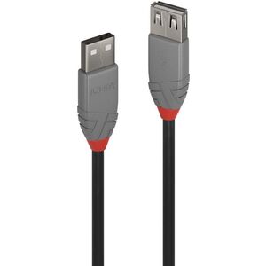 Kabel USB Lindy USB-A - USB-A 5 m Czarny (36705)