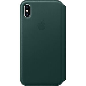 Apple Skórzane etui folio iPhone XS Max - leśna zieleń-MRX42ZM/A