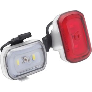 Blackburn Zestaw lampki Click USB przód 60 lumenów, tył 20 lumenów białe