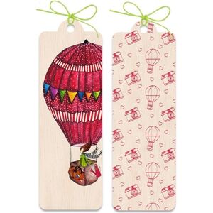 Cozywood Zakładka drewniana Balon