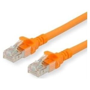 Roline ROLINE - Patch- Cable - RJ- 45 (M) to RJ- 45 (M) - 30 cm - UTP - CAT 6a - halogen free, shaped, stranded - orange (21.15.2988)