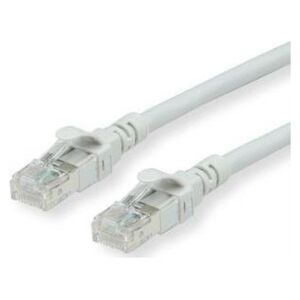 Roline ROLINE - Patch- Cable - RJ- 45 (M) to RJ- 45 (M) - 5 m - UTP - CAT 6a - halogen free, shaped, stranded - gray (21.15.2705)