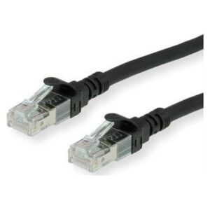 Roline ROLINE - Patch- Cable - RJ- 45 (M) to RJ- 45 (M) - 3 m - SFTP, PiMF - CAT 6 - halogen free, shaped, stranded - black (21.15.2653)