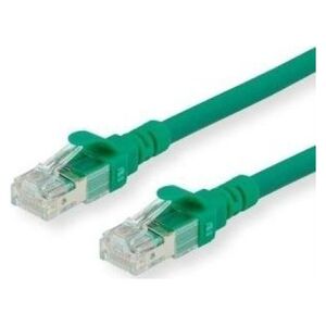 Roline ROLINE - Patch- Cable - RJ- 45 (M) to RJ- 45 (M) - 30 cm - SFTP, PiMF - CAT 6 - halogen free, shaped, stranded - green (21.15.2954)
