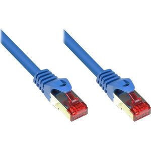 Good Connections RNS Patch Cable with Rastnasenschutz, Cat. 6, S/FTP, PiMF, PVC, 250MHz, blue, 25m, Good Connections (8060- 250B)