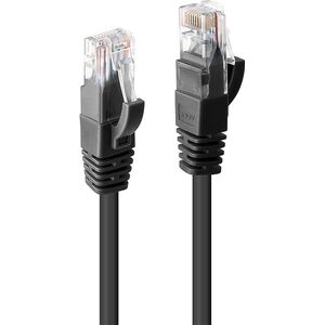 Lindy Patchkabel Cat6 U/UTP schwarz 10m (48082)