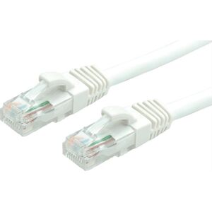 Value VALUE - Patch- Cable - RJ- 45 (M) to RJ- 45 (M) - 1.5 m - UTP - CAT 6a - shaped - white, RAL 9003 (21.99.1486)