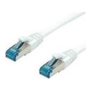 Value VALUE - Patch- Cable - RJ- 45 (M) to RJ- 45 (M) - 1.5 m - SFTP, PiMF - CAT 6a - halogen free, shaped, without Haken, stranded - white (21.99.1996)