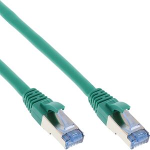 InLine Patch Cable - S / FTP (PiMf) - Cat.6A - 500MHz - Halogen Free - Copper - Green - 20m (76820G)