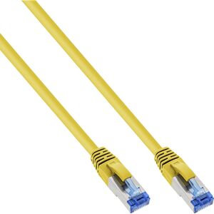 InLine Patch Cable - S / FTP (PiMf) - Cat.6A - 500MHz - Halogen Free - Copper - Yellow - 15m (76815Y)