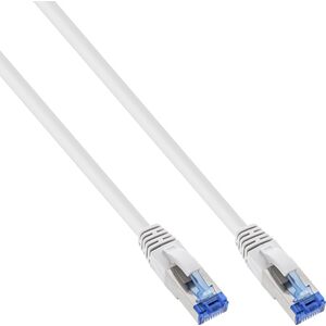 InLine Patch Cable - S / FTP (PiMf) - Cat.6A - 500MHz - Halogen Free - Copper - White - 15m (76815W)