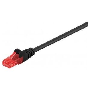 Goobay Wentronic Goobay CAT 6 Patch Cable, U/UTP, black, 0.5 m - CCA coppergemisch (68676)