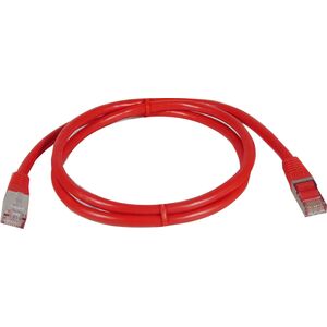 Goobay Wentronic Goobay CAT 6 Patch Cable, S/FTP (PiMF), red, 1 m - LSZH halogen free, copper (68278)