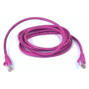 Goobay Wentronic goobay - Patch- Cable - RJ- 45 (M) to RJ- 45 (M) - 1,0m - SFTP, PiMF - Cat.7 RohCable - halogen free, shaped, without Haken - Magenta (91587)
