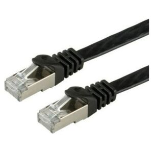 Value VALUE FTP- Patch Cable cat.6, flat, black 3m (21.99.0973)