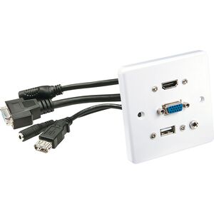 Lindy Lindy 60220 Moduł ścienny VGA / HDMI / USB 3.5mm jack stereo