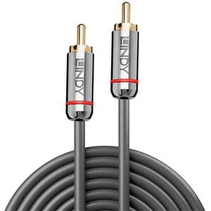 Kabel Lindy RCA (Cinch) - RCA (Cinch) 0.5m srebrny (35338)