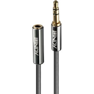 Kabel Lindy Jack 3.5mm - Jack 3.5mm 3m srebrny (35329)