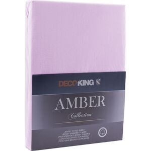 Decoking Prześcieradło Amber liliowe r. 180x200 lub 200x200cm