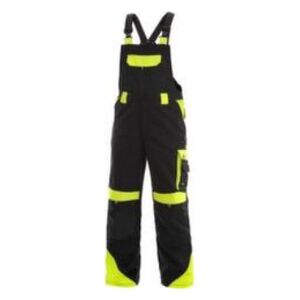 CRV Ogrodniczki robocze SIRIUS BRIGHTON czarno-żółty 52