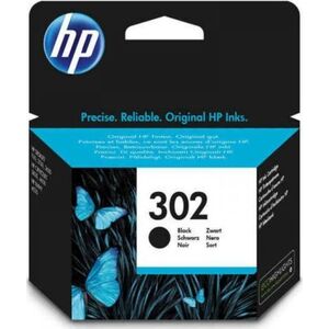 Tusz HP HP 302 - Dye-Based Black - Original Ink Cartridge - for Deskjet 11XX, 21XX, 36XX, Envy 45XX, Officejet 38XX, 46XX, 52XX