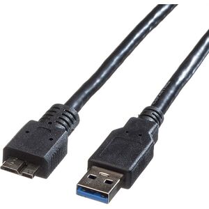 Kabel USB Roline USB-A - 3 m Czarny (JAB-2198245)