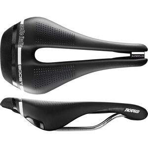 Selle Italia Siodło SELLE ITALIA NOVUS BOOST SUPERFLOW S (id match - S3) ti 316 tube 7, fibra-tek, czarne (NEW)