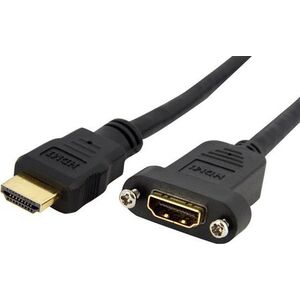 Kabel StarTech HDMI - HDMI 0.9m czarny (HDMIPNLFM3)