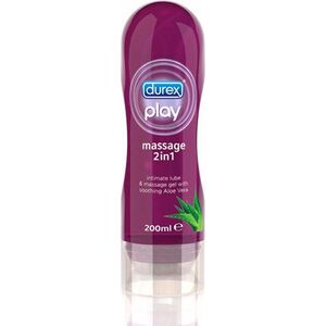 Durex  Masažo aliejus ir lubrikantas 2 in 1 "Play Massage" Durex 200 ml