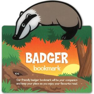 IF Zwierzęca zakładka do książki - Badger - Borsuk