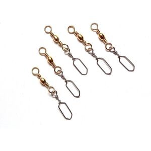Okuma Norwegian Snap Swivel roz.10 Brass - 10szt. (33145)