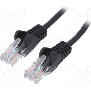 Goobay Goobay CAT 6 Patch Cable U/UTP Black 0.25m
