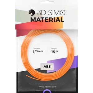 3DSimo Filament ABS Zestaw kolorów - pomarańczowa, czarna, biała (G3D3009)