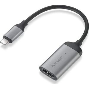 Adapter USB Minix USB-C - HDMI Srebrny  (UMNP00059)