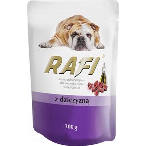 Rafi Karma mokra Rafi z dziczyzną saszetka 300g