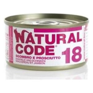 Natural Line s.r.l Karma mokra 18 z makrelą i szynką sos 85g