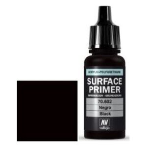 Vallejo Vallejo Surface Primer / Podkład Akrylowy Black 17 ml. uniwersalny