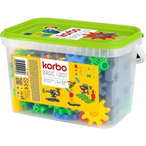 Korbo Klocki Basic 120 elementów