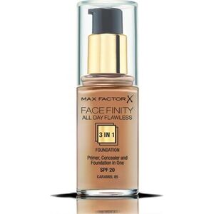 MAX FACTOR Podkład do twarzy Facefinity All Day Flawless 3in1 Foundation Spf20 85 Caramel 30ml