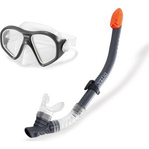Intex Nardymo kaukė su vamzdeliu Intex Reef Rider Swim, juoda