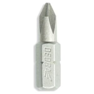 Dedra Końcówki wkrętakowe PH1x25mm, 3szt blister (18A02PH10-03)