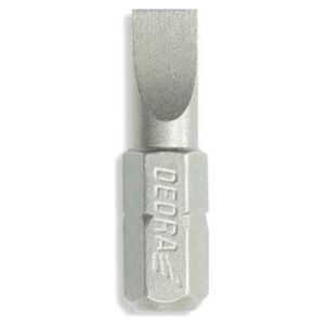 Dedra Końcówki wkrętakowe płaskie SL6.5x25mm, 3szt blister (18A00SL650-03)