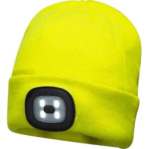 Unimet czapka z lampką led/usb żółta (BHP B029YER)