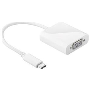 Adapter USB Goobay USB-C - VGA Biały  (JAB-2857817)