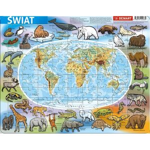 Demart Puzzle ramkowe - Świat fizyczna