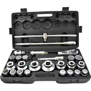 Geko #Zestaw kluczy nasadowych 26el.3/4" 21-65 12-kąt (1)