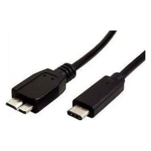 Kabel USB Roline USB-C - micro-B 0.5 m Czarny (JAB-2600429)