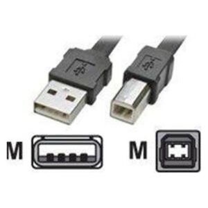 Kabel USB Roline USB-A - USB-B 1.8 m Czarny (JAB-756663)