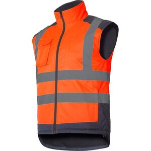 Lahti Pro KAMIZELKA OSTRZEGAWCZA DWUSTRONNA, POMAR., "3XL", CE, LAHTI