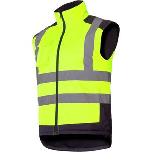 Lahti Pro KAMIZELKA OSTRZEGAWCZA DWUSTRONNA, ŻÓŁTA, "2XL", CE, LAHTI